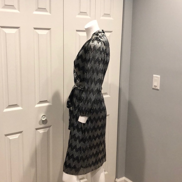 NWOT Eliza J size size 6 metallic dress - Picture 6 of 8